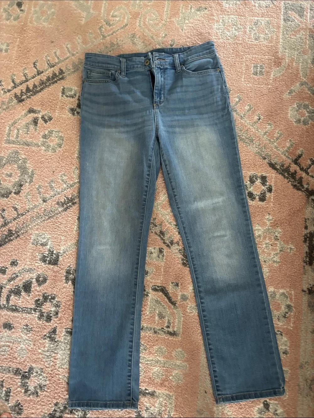 St. John's Bay Light Blue Straight Leg Women's Jeans